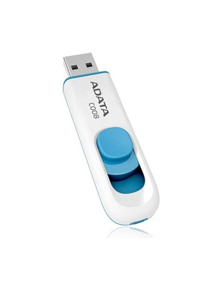 Memoria usb 2 0 adata c008 32gb blanco  azul
