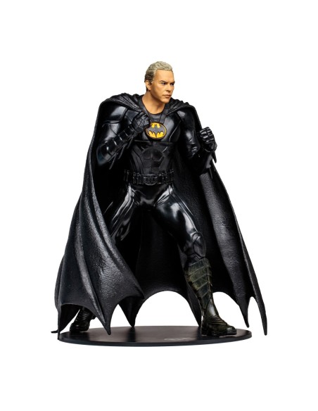 Megafigura mcfarlane toys dc multiverse the flash  batman michael keaton sin mascara