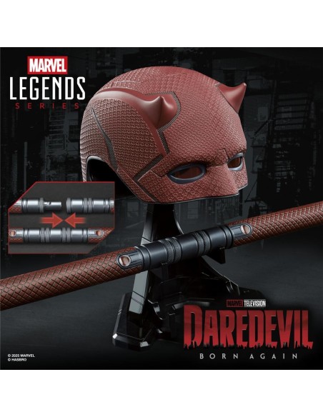 Máscara premium role play hasbro marvel legends series daredevil born again
