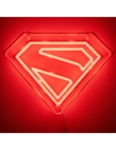 Luz de neón led para montaje en pared paladone superman
