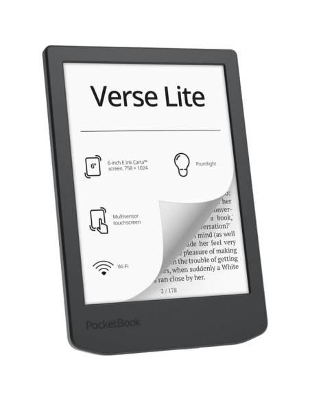 Libro electronico ebook pocketbook verse lite 6 pulgadas 8gb midnight grey