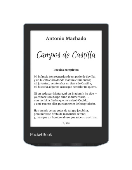 Libro electronico ebook pocketbook verse 6 pulgadas 8gb azul brillante  bright blue