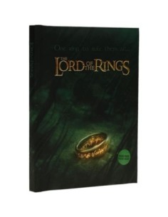 Libreta sd toys el señor de los anillos un anillo para gobernarlos a todos con luz