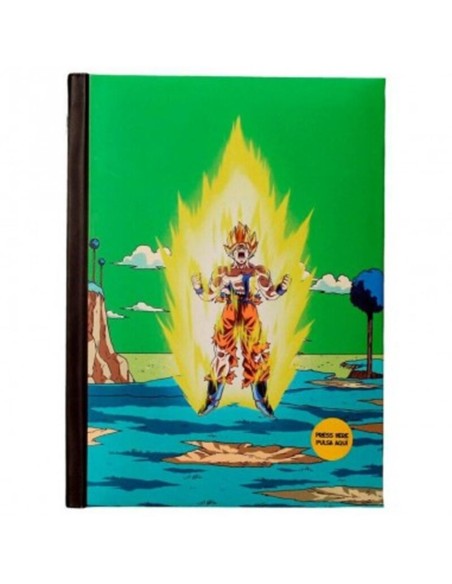 Libreta sd toys dragon ball z batalla final namek con luz