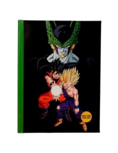 Libreta sd toys dragon ball z batalla final cell con luz