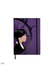 Libreta rigida cinereplicas wednesday addams  miercoles y enid