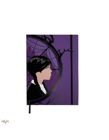 Libreta rigida cinereplicas wednesday addams  miercoles y enid