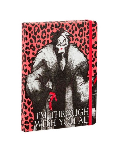 Libreta disney villanos cruella de vil
