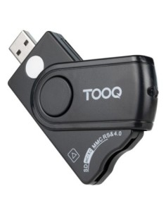 Lector tooq tarjetas inteligentes  dni electrónico  sim  sd  sf  usb  a  negro