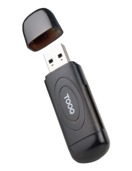 Lector tarjetas tooq usb  a 3 0  sd  tf  negro