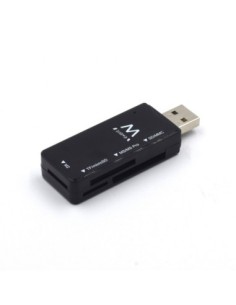 Lector de tarjetas multiple usb 2 0 ewent ew1049 ms  sd  t  flash  m2