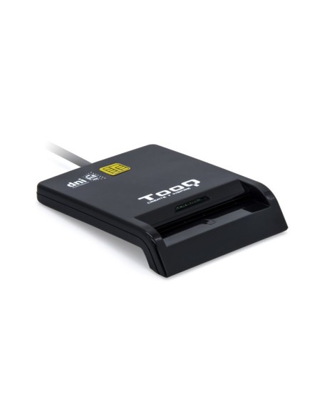 Lector de tarjetas externo tooq tqr  211b dnie sim usb  c negro