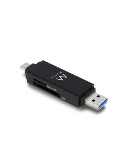 Lector de tarjetas compacto ewent usb 3 1 gen 1 tipo c  tipo a