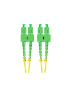 Latiguillo fibra optica sc  apc lanberg 2m mono duplex g657a1 lszh amarillo