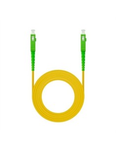 Latiguillo cable fibra optica mono nanocable sc  apc lszh amarillo 5m