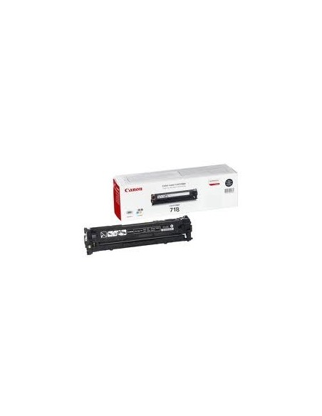 Toner canon 718bk 3 400 paginas lbp  7200cdn serie  mf8300