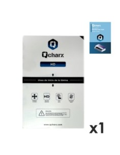 Laminas de proteccion frontales para tablet qcharx hidrogel hd qx1 1 unidad