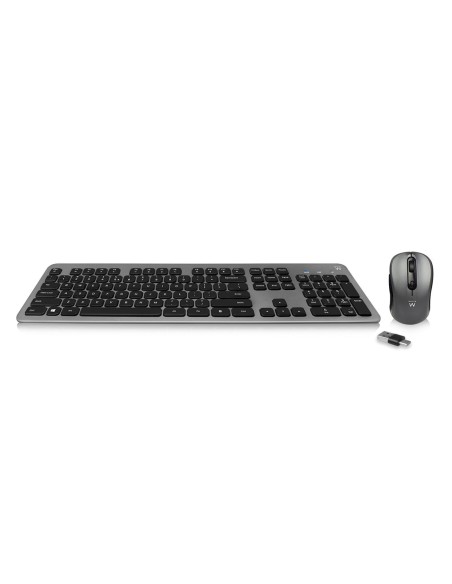 Kit teclado  mouse raton ewent ew3272 wireless inalambrico