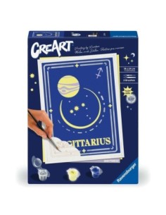 Kit para pintar con números ravensburger creart serie trend d zodiac sagitario