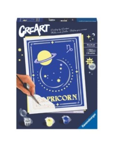 Kit para pintar con números ravensburger creart serie trend d zodiac capricornio
