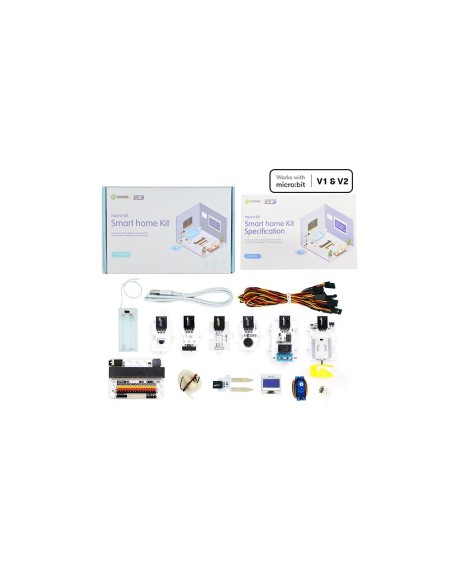 Kit de sensores inteligentes microbit casa inteligente  smart home kit  sin placa