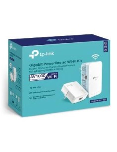Kit de adaptadores powerline ac tp  link tl  wpa7517 kit dual band