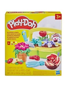 Juego hasbro play  doh blooming flowers