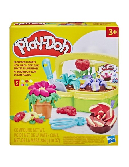 Juego hasbro play  doh blooming flowers