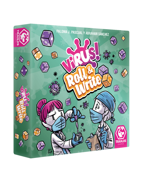 Juego de mesa virus roll y write