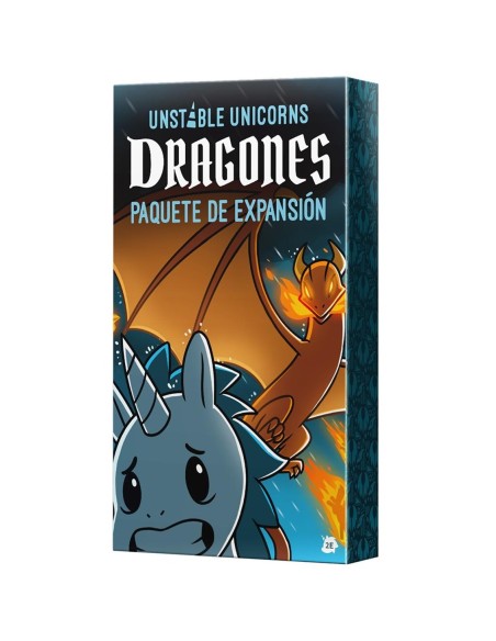 Juego de mesa unstable unicorns dragones expansion pegi 8
