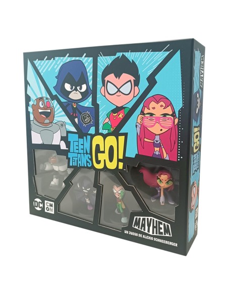 Juego de mesa teen titans go mayhem pegi 10