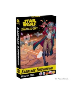 Juego de mesa star wars shatterpoint sabotage showdown mission pack edad recomendada 14 años