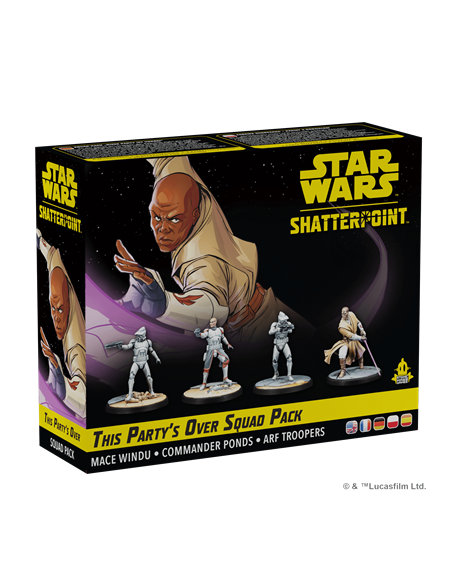 Juego de mesa star wars shatter point his partys over squad pack