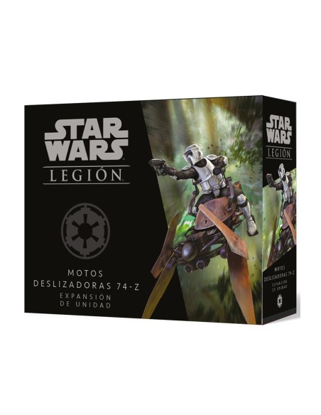 Juego de mesa star wars legión motos deslizadoras 74  z pegi 14