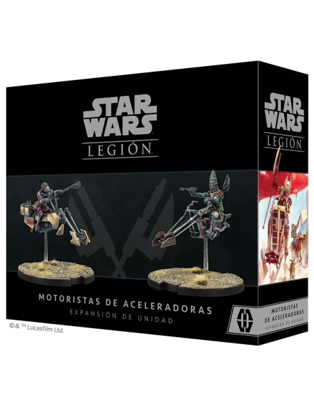 Juego de mesa star wars legion motoristas de aceleradoras pegi 14