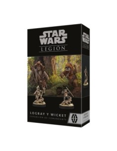 Juego de mesa star wars legion logray y wicket