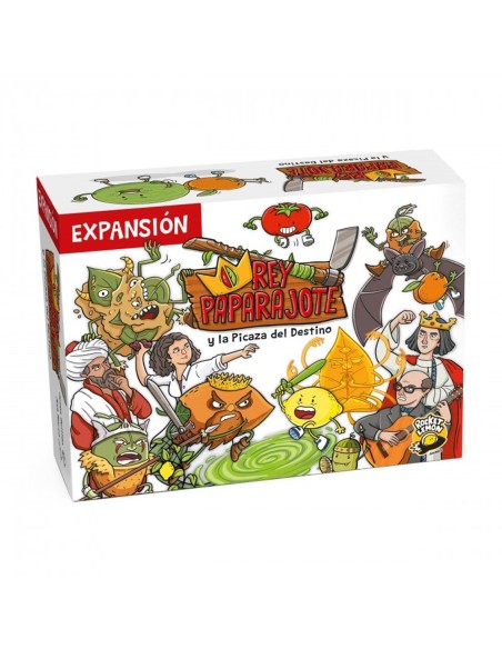 Juego de mesa rey paparajote y la picaza del destino expansion pegi 8