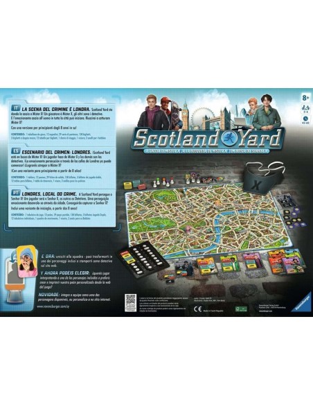 Juego de mesa ravensburger scotland yard refresh 40a