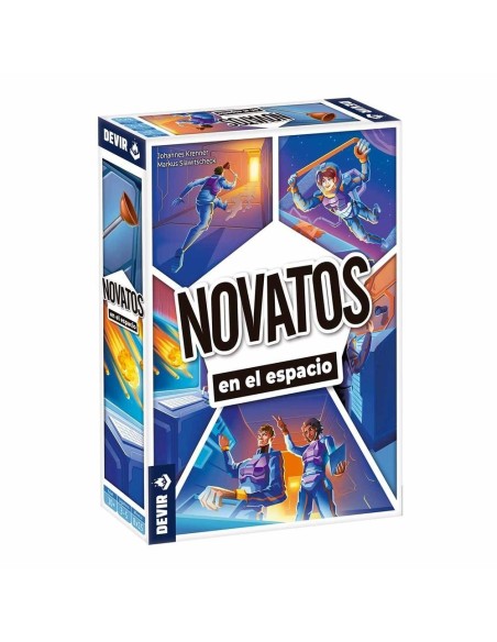 Juego de mesa novatos en el espacio