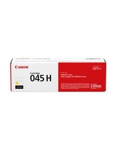 Toner canon 045h amarillo 1243c002 2200pag lbp611  613