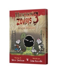 Juego de mesa munchkin zombis 3 refugios repulsivos pegi 10