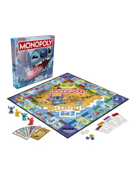 Juego de mesa monopoly stitch