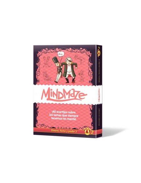 Juego de mesa mind maze dinero fama y poder 2 pegi 14