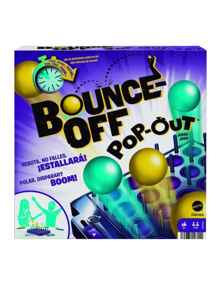 Juego de mesa mattel bounce off pop  out