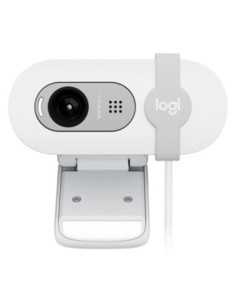 Webcam logitech brio 100 blanco full hd  usb
