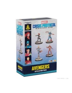 Juego de mesa marvel crisis protocol avengers affiliation pack edad recomendada 14 años
