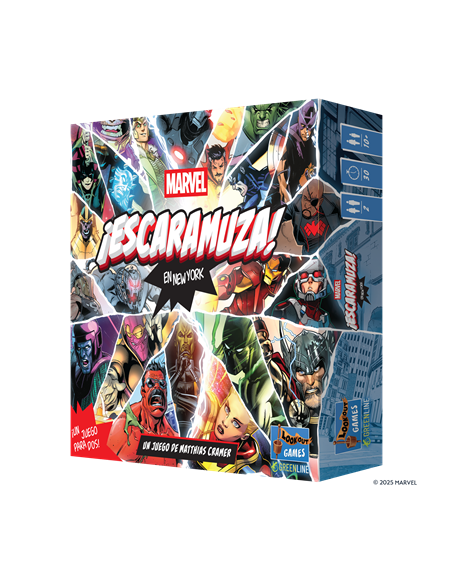 Juego de mesa marvel ¡escaramuza en new york