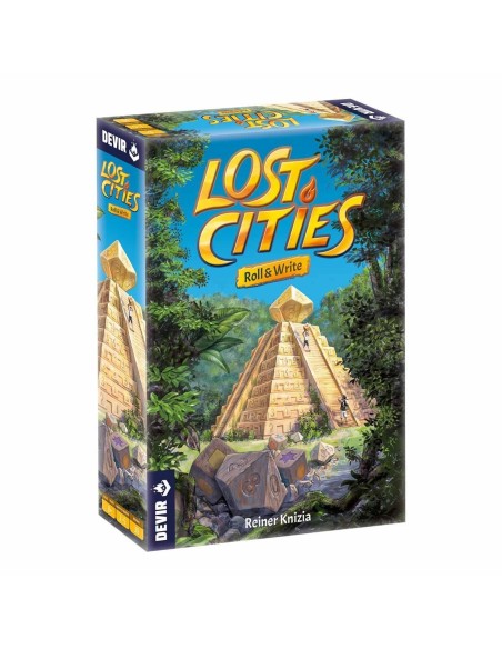 Juego de mesa lost cities roll y write