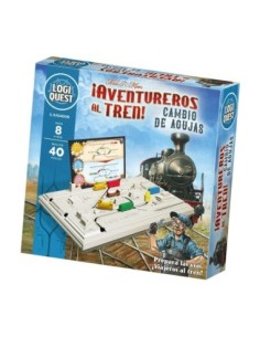 Juego de mesa logiquest ¡aventureros al tren edad recomendada 8 años