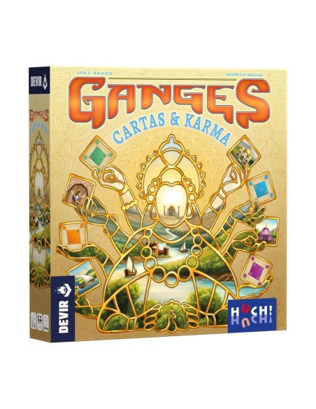 Juego de mesa ganges cartas y karma